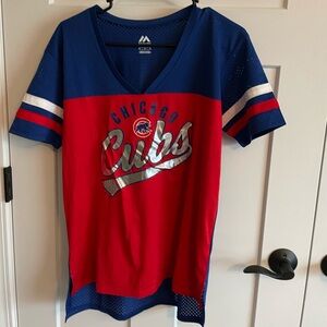 Chicago, cubs, baseball, MLB, medium, fan, go cubs go, cubbies, v neck, jersey